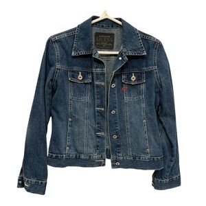 GUESS? Jeans Blue Denim Jacket 90s Vintage, Size Small